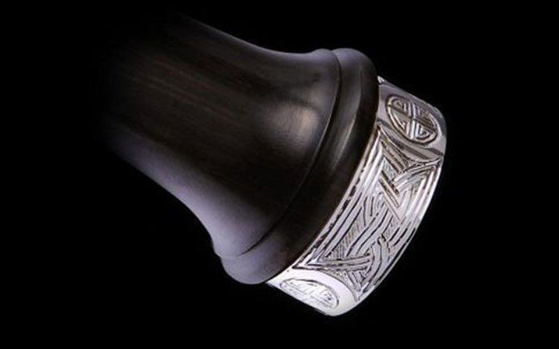 Solo Chanter : Engraved Silver Band Solo Chanter : Engraved Silver Band